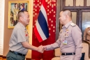 ผู้บัญชาการทหารเรือ รับการเยี่ยมคำนับจาก พลโท Kim Kye-Hwan ผู้บัญชาการหน่วยบัญชาการนาวิกโยธิน สาธารณรัฐเกาหลี และคณะฯ